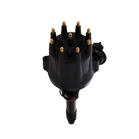 Chevy Small Block (262-400)/Big Block (396-454) V8 Fixed Collar All-Black Pro Series Ready to Run Distributor