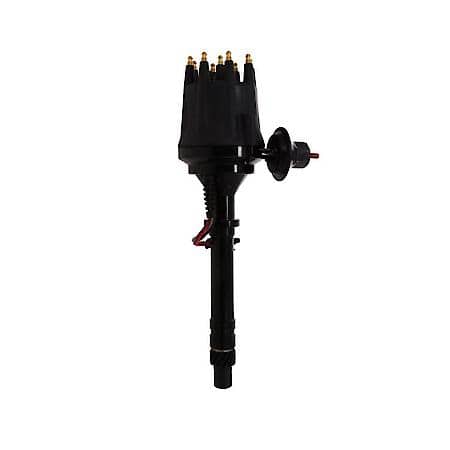 Chevy Small Block (262-400)/Big Block (396-454) V8 Fixed Collar All-Black Pro Series Ready to Run Distributor