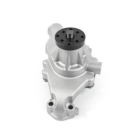 Chevrolet Small Block Short Neck Satin Aluminum High Flow Mechanical Water Pump