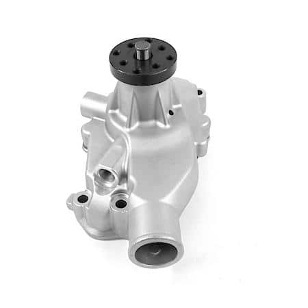 Chevrolet Small Block Short Neck Satin Aluminum High Flow Mechanical Water Pump