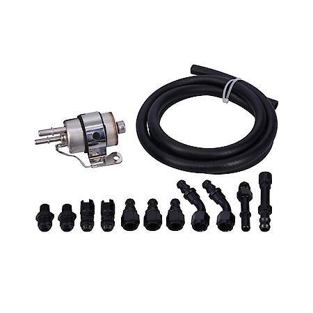 LS EFI System Kit - 85 GPH Inline Fuel Pump, LS Fuel Filter Regulator, 8AN Fittings, 25 ft Hose