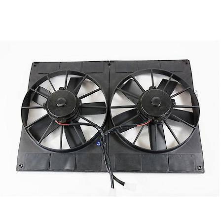 Universal Dual Straight-Blade 11" Cooling Fan Assembly