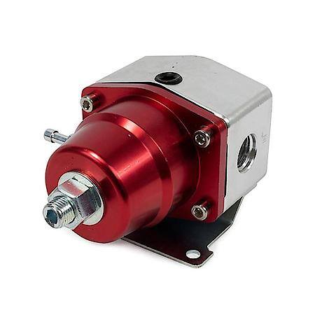 Red Anodized Aluminum 40-75 PSI Fuel Pressure Bypass Regulator