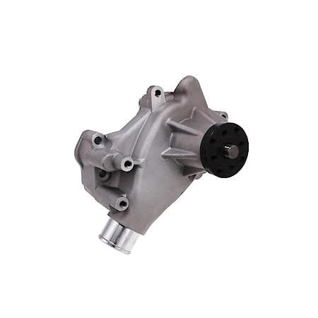 Chevrolet Small Block Long Neck Satin Aluminum High Flow Mechanical Water Pump