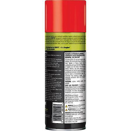 Flameproof Flat Red Paint; 10 oz.; Easy to use and fast drying