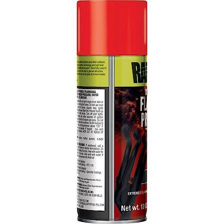 Flameproof Flat Red Paint; 10 oz.; Easy to use and fast drying