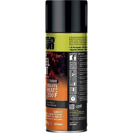 Wheel Paint - Gloss Black; 10 oz.; Easy to use and fast drying