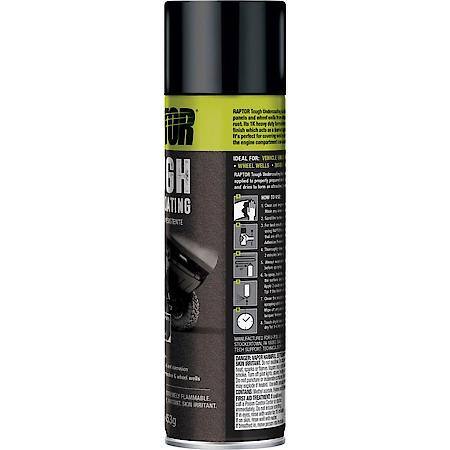 1K Tough Undercoating Aerosol; 16 oz.; Heavy duty textured finish