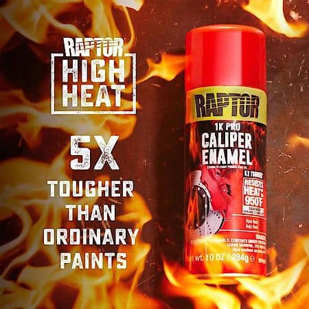 Caliper Enamel Real Red Paint; 10 oz.; Easy to use and fast drying
