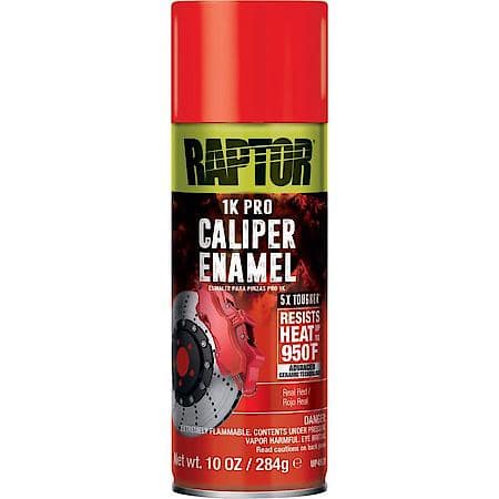 Caliper Enamel Real Red Paint; 10 oz.; Easy to use and fast drying