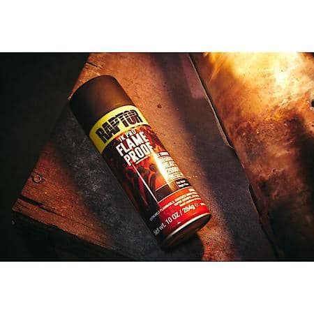Flameproof Flat Black Paint; 10 oz.; Easy to use and fast drying