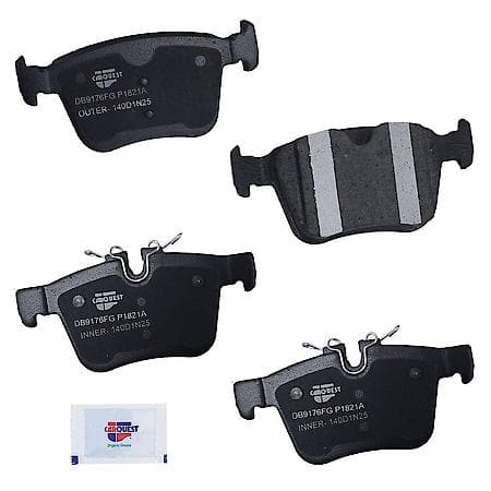 Rear Brake Pads: Ceramic, Better Performance, Quiet, Low Dust - Rear