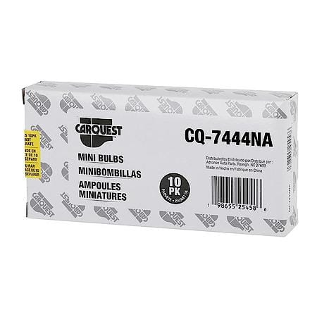 7444NA Amber Mini Bulb, 10 Pack