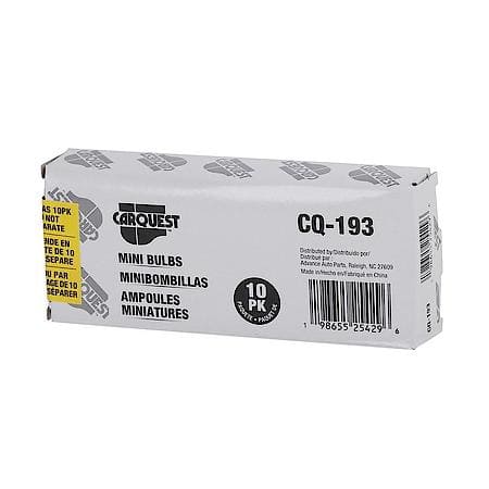 193 Mini Bulb, 10 Pack