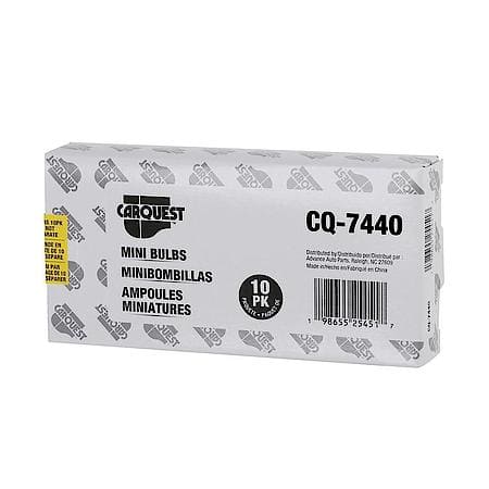 7440 Mini Bulb, 10 Pack