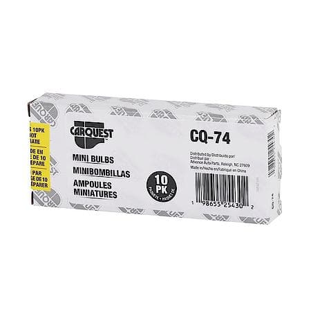 74 Mini Bulb, 10 Pack
