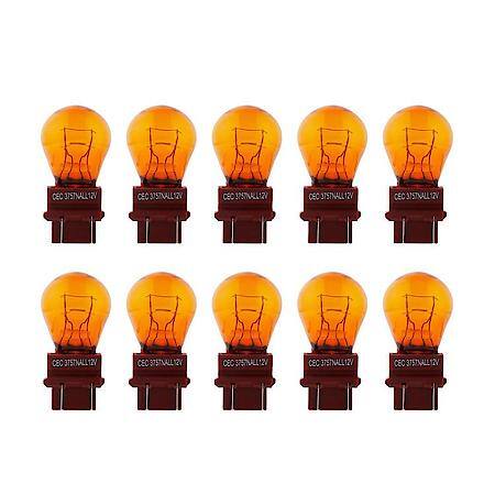 3757NALL Amber Mini Bulb, 10 Pack