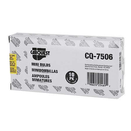 7506 Mini Bulb, 10 Pack
