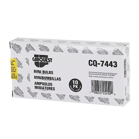 7443 Mini Bulb, 10 Pack