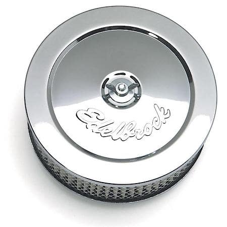 Pro-Flo Chrome 6" Round Air Cleaner with 2.5" Paper Element