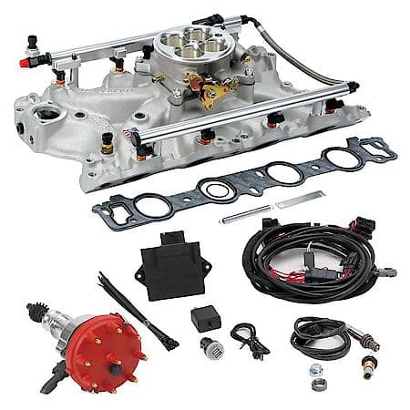 Pf4 Fuel Injection Kit Sequential Port BBF 429/460 1968 To 1987 675Max Hp 42 Lbhr Injectors Satin