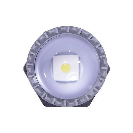 Long Throw 3AAA Alkaline Flashlight, 500 Lumens, 410M Beam Distance, 6 HR Run Time