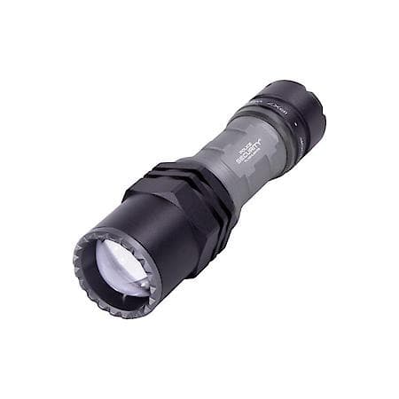 Long Throw 3AAA Alkaline Flashlight, 500 Lumens, 410M Beam Distance, 6 HR Run Time