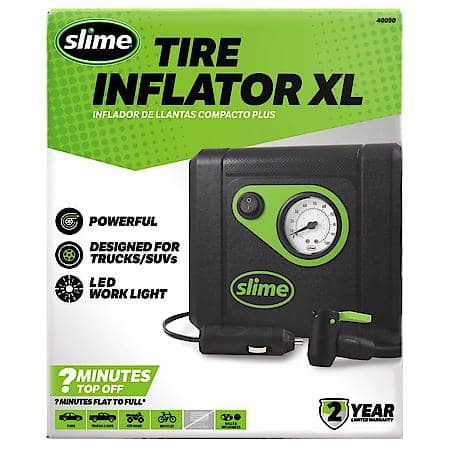 Tire Inflator XL, Built-In Guage, Bright LED Work Light