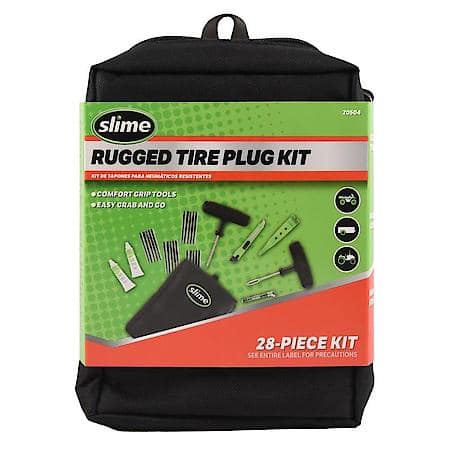 Rugged Tire Plug Kit, Grab-and-Go 28 Piece Kit