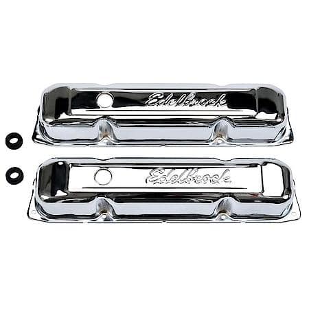 Signature Series Valve Covers: Big Block Chrysler 383-440, Chrome Steel