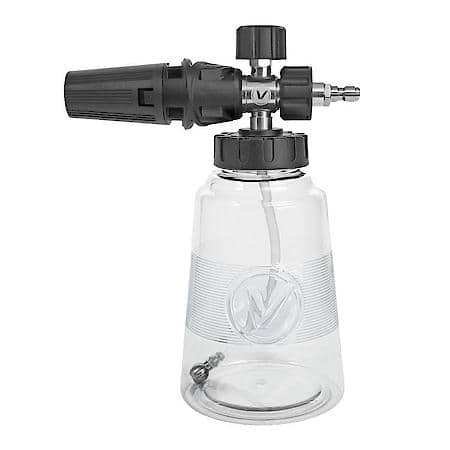 Foam Cannon : Adjustable Nozzle, High-Capacity Canister