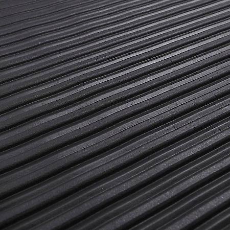 SUV Floor Mat, Black Rubber, Trim to Fit, 5 Piece, Cargo Mat Included