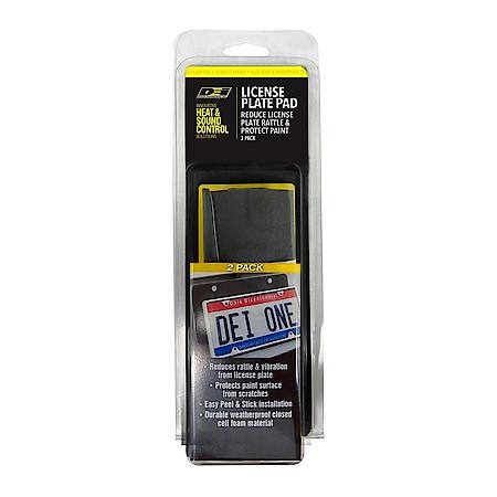 License Plate Pad, Easy Peel & Stick - Works with License Plate Frames