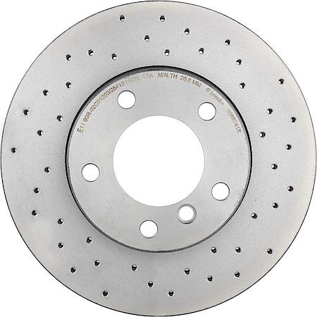 Premium UV Coated Xtra Cross Drilled Brake Rotor