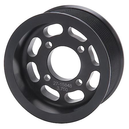 Competition Supercharger Pulley 3.750 In. 10-Rib Black Anodized