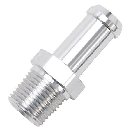 Heater Hose End Fitting - Straight with 3/8" NPT and 1/2" Barb.