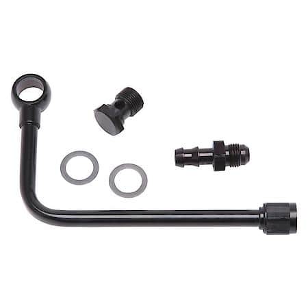 Fuel Line No. 81263 Black Steel With 3/8In Barbed End Inlet & Without Fuel Filter