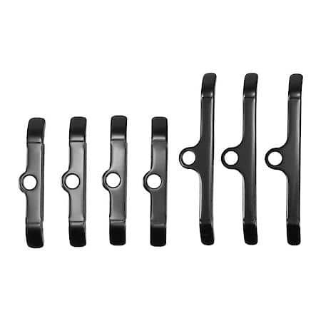 Hold-Down Tab Kit for Big-Block Chevy in Black Finish (Qty: 7)