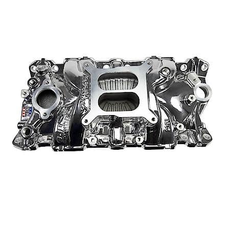 EPS Intake Manifold for 1955-86 Small-Block Chevy with Chrome Plasma Finish