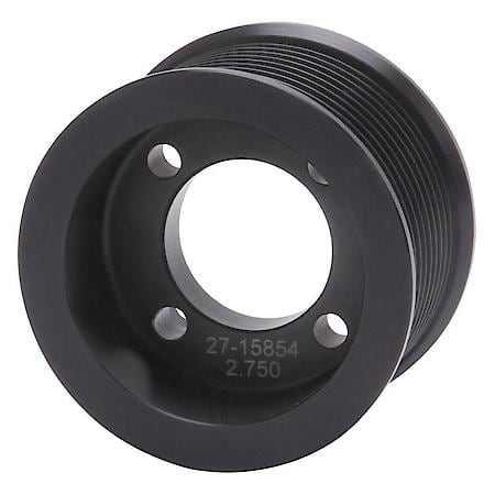 Competition Supercharger Pulley 2.750 In. 10-Rib Black Anodized