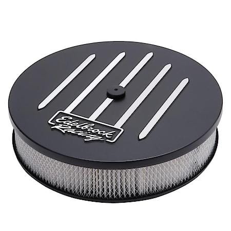 Racing Series Black 14" Round Air Cleaner - 3" Pro-Flo Element (Deep Flange)