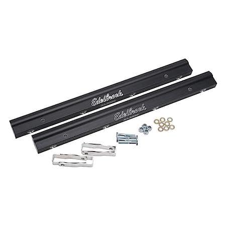 Fuel Injection Fuel Rail No. 3660, -8 AN Black Anodized For Chrysler HEMI 2G