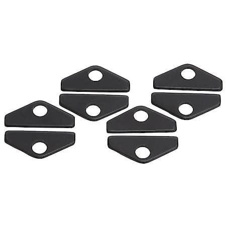 Hold-Down Tab Kits (Universal 1.5" long in Black Finish (Qty: 8)