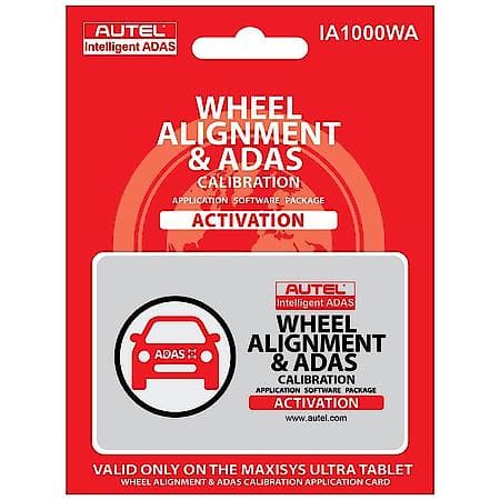 Alignment and ADAS Calibration System Software Upgrade Card IA1000