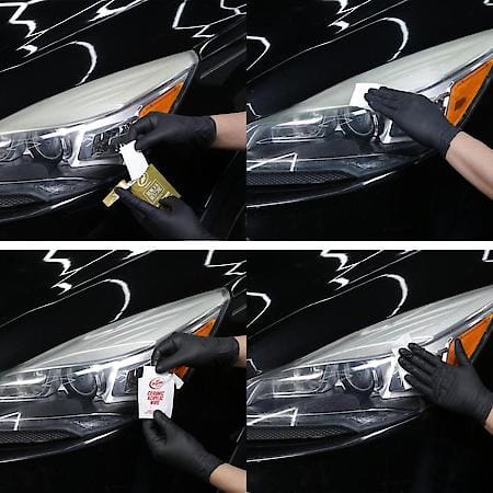 Quick and Easy Headlight Lens Renewal Wipes; Removes Yellowing and Oxidation