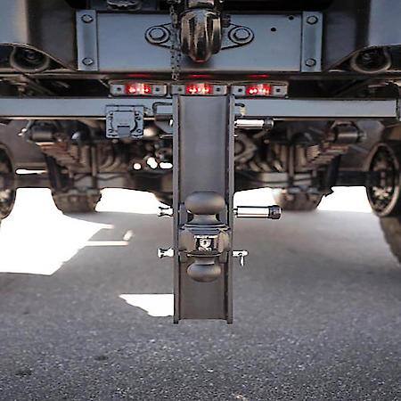 Trailer Hitch Pin: Fits 2-3" Ball Mounts, Barbell Style, 5/8" Dia., 14000-36000Lb, Locking, Set of 2