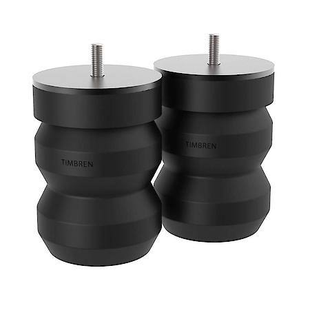Leaf Helper Spring: Rubber Spring, Frame Mount, 8,600Lb Weight Per Set, Hollow Rubber