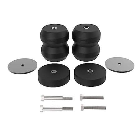 Leaf Helper Spring: Rubber Spring, Frame Mount, 8,600Lb Weight Per Set, Hollow Rubber
