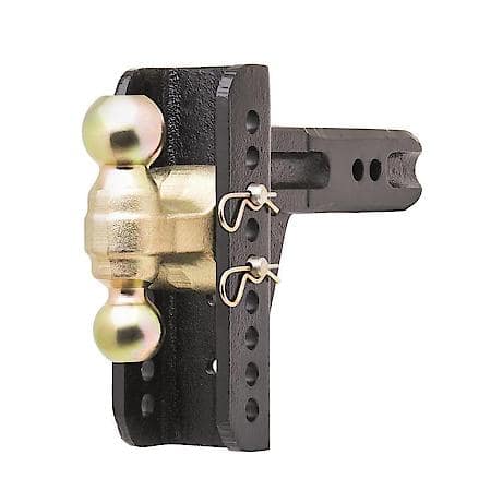 Trailer Hitch Ball Mount: Trailer Hitch Ball Mount, Class V, For 2.5" Receiver, Steel