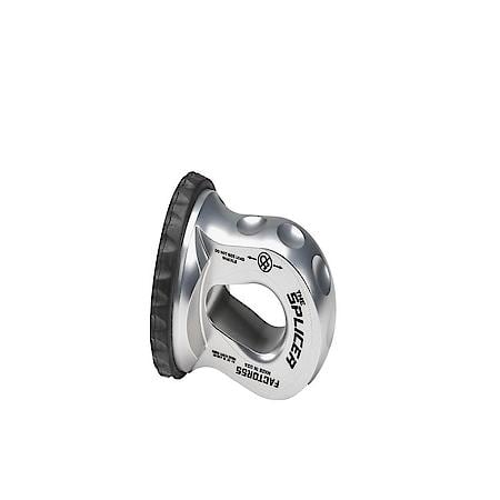 Winch Shackle: Fit Up to 1" Dia. Shackle, Fit 1/2" Dia. Synthetic Winch Rope 16000Lb, Silver, Single